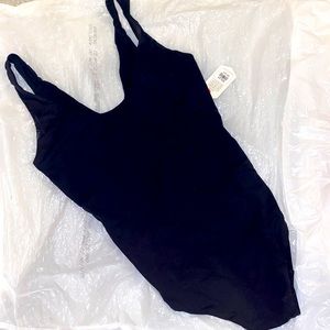 Black womens stance bodysuit